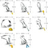 Construction Tool Cookie Cutter Set of 9 - Hammer, Pliers, Screwdriver, Safety Helmet, Hard Hat, Wrench, Spanner,