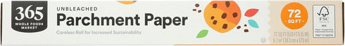 365 by Whole Foods Market Unbleached Parchment Paper, 72 Sq Ft