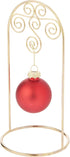Bard's Arched Gold-toned Ornament Stand, Small Scroll, 8" H x 3.75" W x 3.75" D, Pack of 3