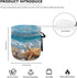 Beach Theme Tea Cozy, Dust Proof Insulated Teapot Cover, Decorative Accessories for Home Kitchen Table, Tea Party