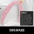 GORILLA GRIP Soft Chenille Bathroom Toilet Lid Cover - Machine Washable, Light Pink, Fits Most Lids, 19.5x18.5
