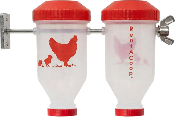 RentACoop Chicken Treat Dispenser Multi-Treat Enrichment Toy and Boredom Buster for Chickens,