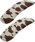 Brown Cow Print Arm Cover for Rotating Chair, Stain Resistant Durable Slipcover Pads for Office Computer Gaming Desk