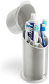 OXO Good Grips Stainless Steel Toothbrush Organizer, Bathroom Organizer and Storage, Toothbrush