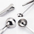 10 PCS Scoop with Clip, 2-in-1 Stainless Steel Coffee Scoop and Bag Clip for Measuring Coffee, Tea