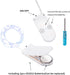 inpmrl 12 Pack 7ft 20 (12 Pack LED Fairy Lights, LED Battery Operated Silver Wire String Lights, Cool White Mini Starry
