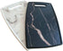 Lily's Home Kitchen Cutting Board Set (2-Piece) with Handles, Marble Finish, Non-Porous, Dishwasher Safe