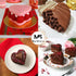 Heart Shaped Cake Pans - Heart Silicone Mold for Baking, Large 2 Inches, 10 Cavities for Ice Cube, Chocolate