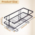 PowerKing 2 Over The Toilet Storage Shelf, Bathroom Organizer Rack with Hooks, No-Drill, Rust-Resistant Steel, Toilet