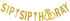 Gold Glitter Sip Sip Hooray Banner, Engagement Party Banner, Bachelorette Party Decorations for Sip Sip Hooray Party