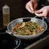 BESTonZON Skillet Pan Stainless Steel Paella Pan, Restaurant Pans for Cooking, Ideal for Outdoors, Camping, Parties, 26cm by BESTonZON