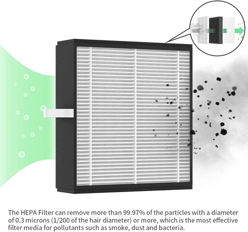 Afloia Efficient Filter for Q10 Air Purifier and Dehumidifier 2-in-1 (Air Purifier Q10 Filter Replacement)