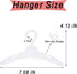 60 Pack Hangers,18 inch 18 inch Doll Clothes Doll Clothes Hangers, Doll Hangers for Dolls, Plastic Hangers
