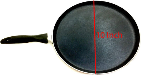 Nonstick Dosa Tawa Aluminium Pan, Induction Base Griddle, All Purpose Non-Stick Cookware