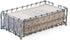 Boston International Guest Napkin Caddy - Chicken Wire Design with Silver Foil
