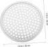 Pizza Pan for Oven, Round Shaped Baking Pan, Perforated Pizza Tray, Cookie Tray, Stainless Steel Biscuit Crisper