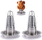 AMOZO Beer Can Chicken Holder for Grill and Smoker - Premium Grade 304