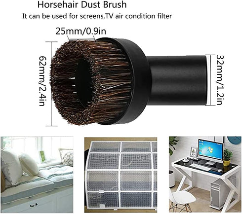 Vacuum Attachments for Standard Hose - 32mm (1-1/4 inch) or 35mm (1-3/8 inch) Accessories Brush Nozzle