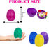 The Dreidel Company 2.3" Fillable Easter Eggs (50 Pack), Colorful Bright Plastic Eggs for Easter Egg Hunt