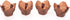 GOLDEN APPLE 100 Pcs Tulip Cupcake Liner - Lotus Parchment Baking Cup for Weddings, Birthdays, Brown