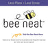 Bee Neat Closet Organization with Acrylic Clear Shelf Dividers - 2 Pack Shelf Separators for Clothes, Towels, and Books
