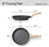 CAROTE Nonstick Frying Pan Skillet, 8-Inch Classic Granite Egg Pan, PFOA Free, Induction Compatible Stone Cookware