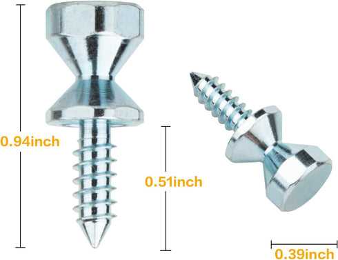 218755504 Refrigerator Door Handle Screw Replacement Fits Electrolux Frigidaire Replaces AP3959968 218755503 218755501 241531502 7218755504 1196353 (2)