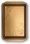 Gibson Home Country Kitchen Embossed Carbon Steel Roaster Pan, 19 Inch, Copper