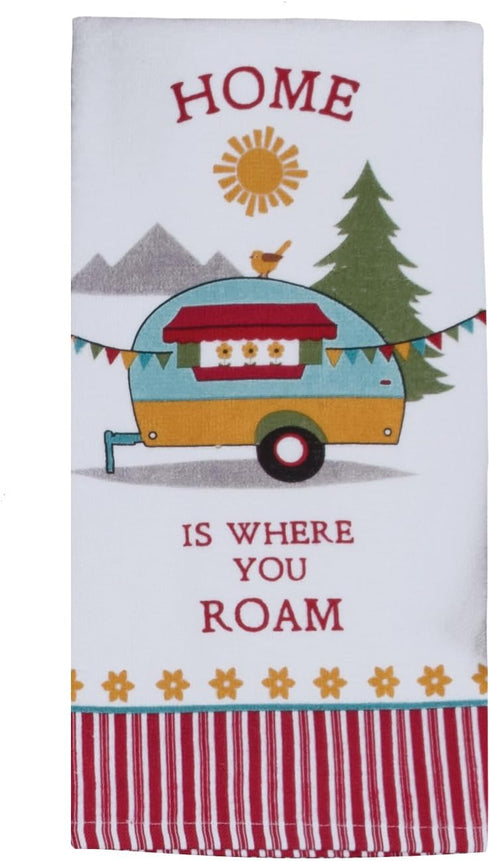 Kay Dee Designs 2 Piece Vintage Camper Cotton Kitchen Towel Bundle
