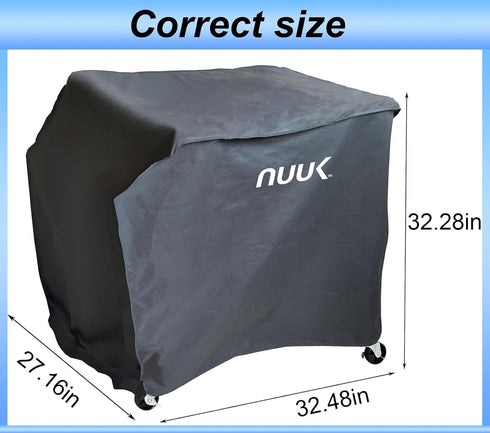 24" 30", NUUK Outdoor Grill Cart Cover x Waterproof Pizza Oven Table Cover, UV Resistant BBQ Prep Work Table Protection