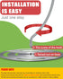 Coopenju Countertop Banana Holder Stand Stainless Steel, Modern Banana Tree Hanger with Larger Base & Won't Topple