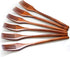 AOOSY Wooden Forks Set of 6, Eco-friendly Japanese Wood Salad Dinner Forks, Reusable Handmade Natural Flatware