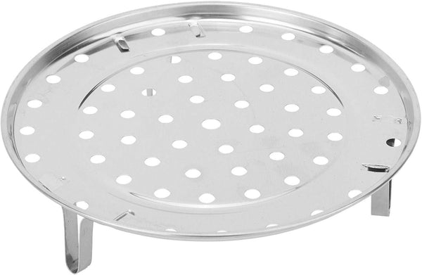 Stainless Steel Steam Holder, Round Steaming Tray Insert, Cooking Accessories for Pots, Pans, Crock Pots (20cm)