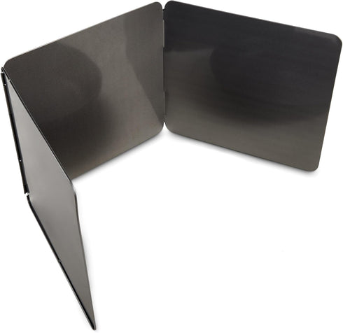 HIC Kitchen 3-Sided Splatter Guard, Non-Stick Carbon Steel, Heat Safe, Folds Flat for Storage