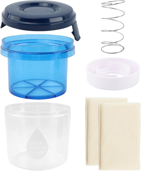 JIANWEI Greek Yogurt Strainer with Lid, Reusable Yogurt Filter with Ultra Fine Mesh Yogurt Strainer to Makes small
