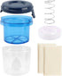 JIANWEI Greek Yogurt Strainer with Lid, Reusable Yogurt Filter with Ultra Fine Mesh Yogurt Strainer to Makes small