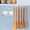AliCH Mug Holder 2pcs Under Cabinet Hooks Rack, Nail Free Coffee Cups Holder for Kitchen Utensils and Storage