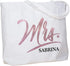 ELEGANTPARK Mrs Bag Personalized Gifts for Wedding Bachelorette Bridal Shower Engagement Party Monogrammed Tote Bags