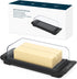 KITCHENDAO Airtight Butter Dish with Lid for Countertop and Fridge, Dishwasher Safe,