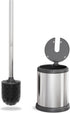 Set (2 Pack) ToiletTree Products Toilet Brush with Lid - Sleek Toilet Bowl Brush and Holder - Toilet Scrubber Brush