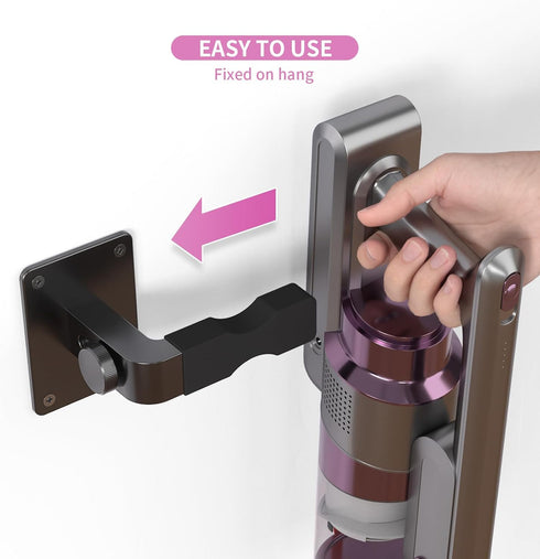 Shark Vacuum Cleaner Wall Mount Mini Shark Cordless Vacuum Stand Compatible for Shark IX141 IZ562H IZ682H IZ361H IZ462H IZ163H IZ363HT IZ483H and V7 V8 V10 V11 V12 V15(black)