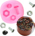 Hand Tools Silicone Mold, Construction Tools Fondant Molds for Cake Decorating, Screw Nut Candy Molds for Cupcake