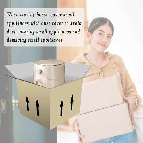 30 PCS Disposable Thickened Plastic Dust Covers for Kitchen Small Appliances, Air Fryer, Blender, and More