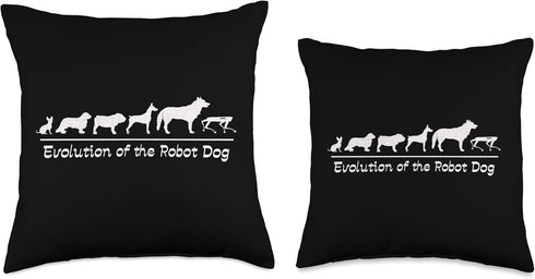 Drone Dog Toy Programmer Coding Automation Canine Robotics Throw Pillow, 18x18, Multicolor