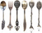 Vintage Style Dessert Spoons - Awakingdemi Metal Carved Fruit Spoons for Kitchen Dining Bar, 6pcs/set