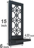 Set 2 Room.(15 x6 ZOLAPI of Candle Sconces, Farmhouse Accent Wall Sconce, Black Candle Holder Wall Decorations for Home