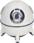 Space Capsule Humidifier, 220ml USB Ultrasonic Cool Mist with 7 Colors Light for Home Office Car (White)