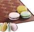 2 PCS 48 Capacity Macaron Silicone Baking Mat, Non-Stick Baking Sheet for Muffin DIY Chocolate