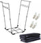 Niurui Trash Bag Holder Stand 45 Gallon Outdoor Leaf Bag Stand with 25