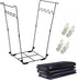 Niurui Trash Bag Holder Stand 45 Gallon Outdoor Leaf Bag Stand with 25